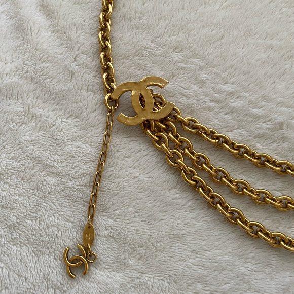 Vintage Chanel gold chain belt - one size - Picture 4 of 6